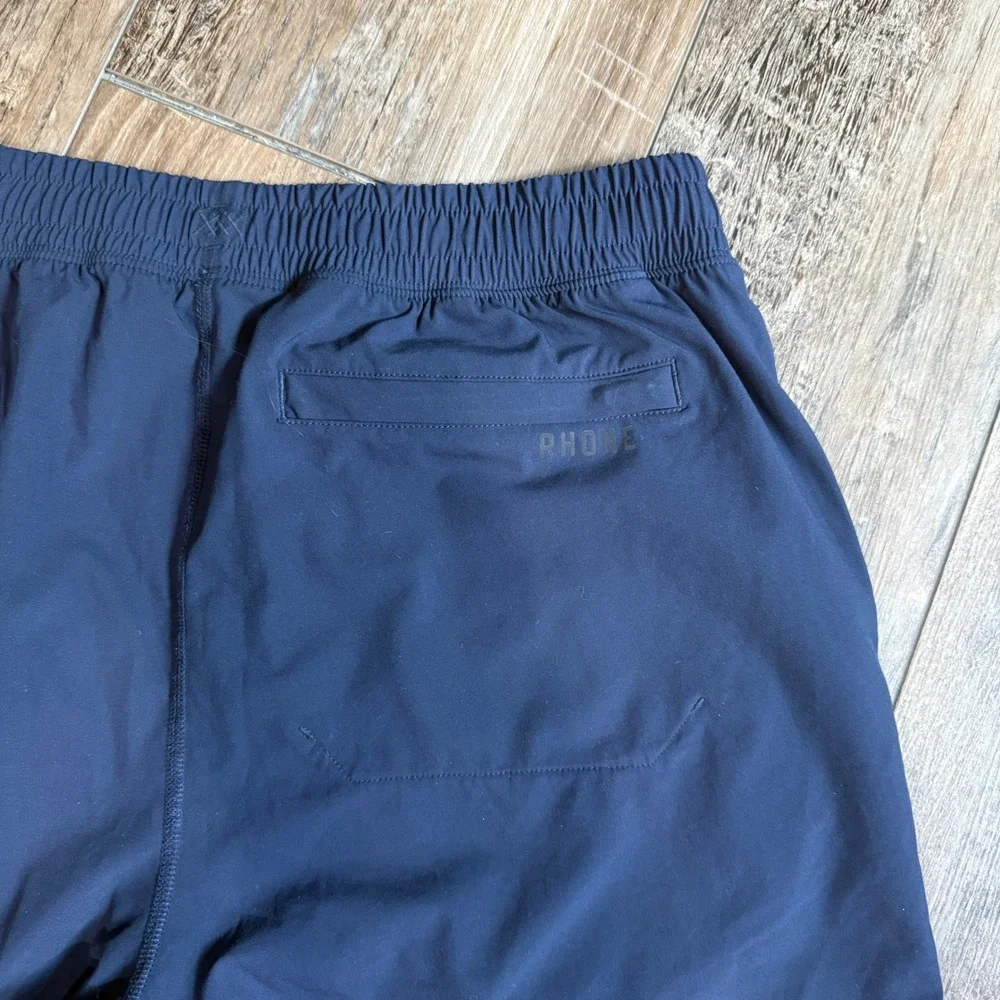 Rhone Peloton Shorts Mens L Navy Blue Athletic Workout Gym MAK-182